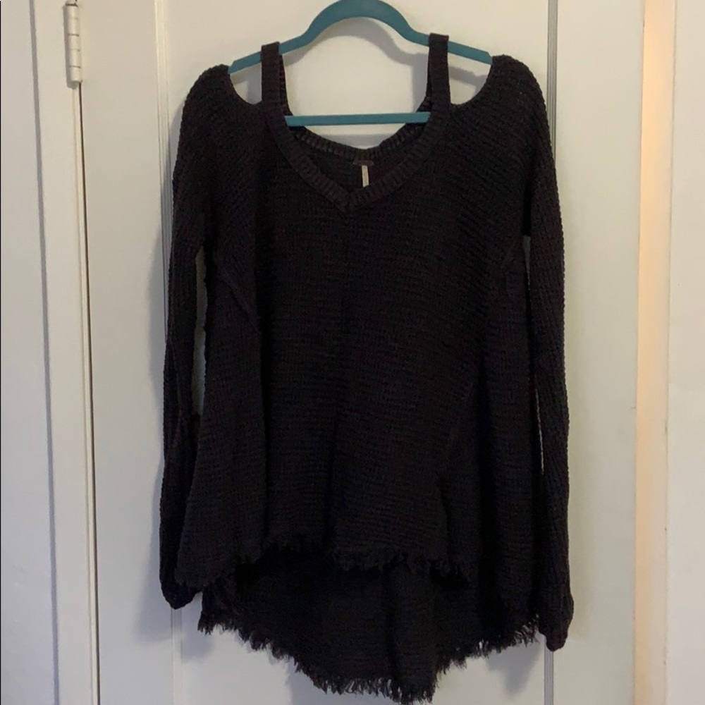 Free People cold shoulder sweater